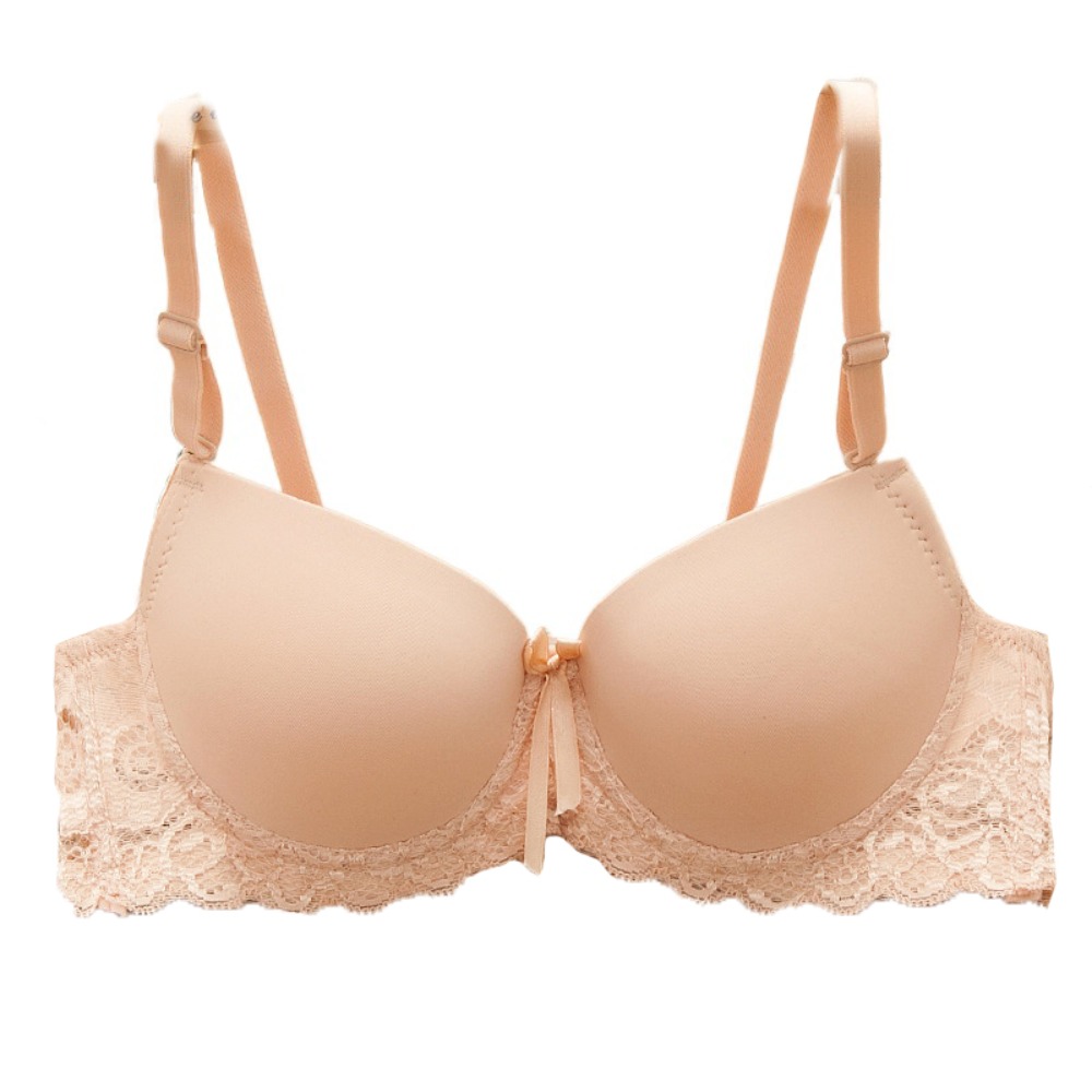 Seamless Underwear Women - บราลูกไม้ตาข่ายแฟชั่นแบบเว้าลึก ป้องกันการหย่อนคล้อย ชุดชั้นในผู้หญิง บราดันทรงสวยหวาน ซับแรงกระแทก