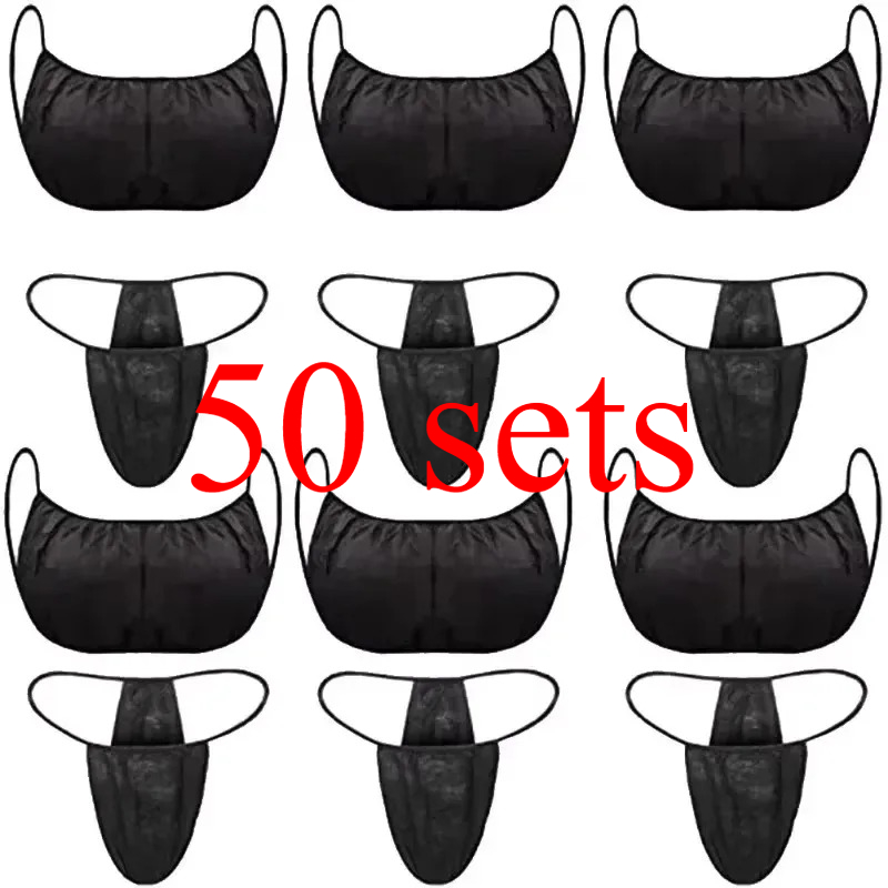 Thong Bikini Women - ชุดบราและกางเกงในแบบ T 50 ชุด ยืดหยุ่นได้ถึง 120