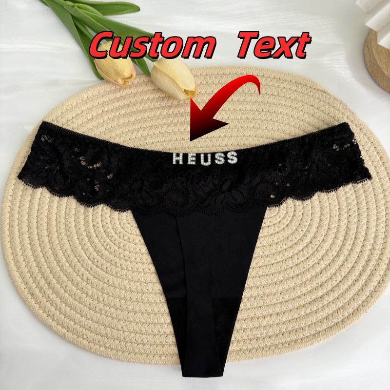 CUSTOM CUSTOM Thong ชื่อคริสตั - Thong Bikini Women บทวิจารณ์และราคา