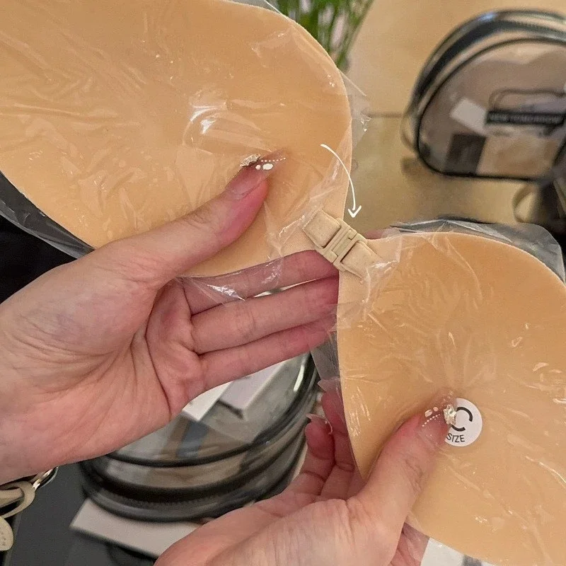 ผู้หญิงซิลิโคนฝาครอบหัวนม Self - Silicone Bra Adhesive บทวิจารณ์และราคา