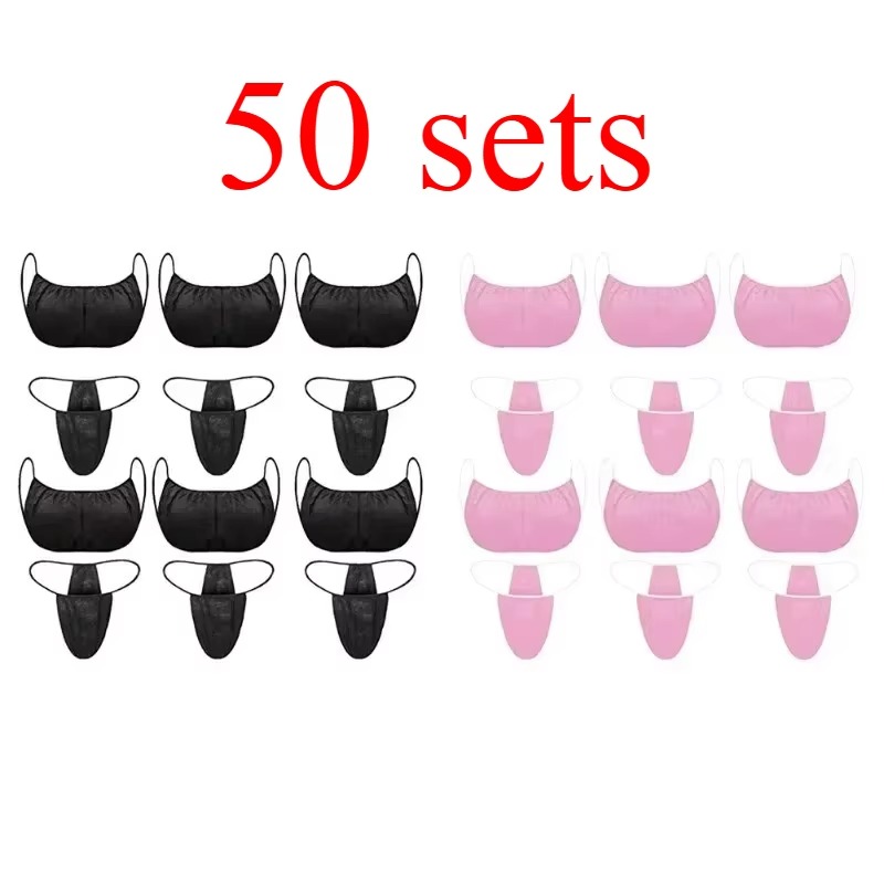 ชุดบราและกางเกงในแบบ T 50 ชุด  - Thong Bikini Women บทวิจารณ์และราคา